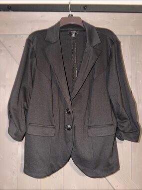 torrid Black Women's Relaxed Blazer Jacket